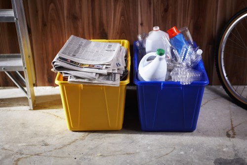 Eco-friendly garden clearance practices in a Harlesden backyard
